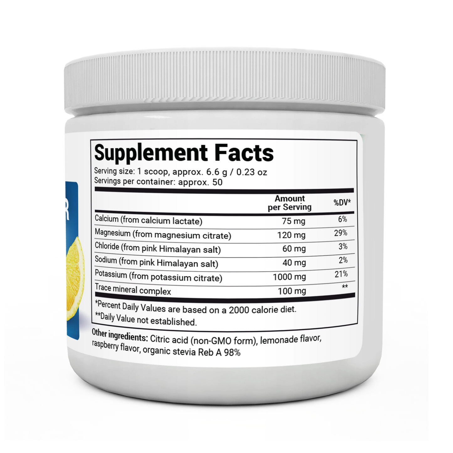 Electrolyte Powder Raspberry & Lemon Flavor - 11.5 oz (330 g)