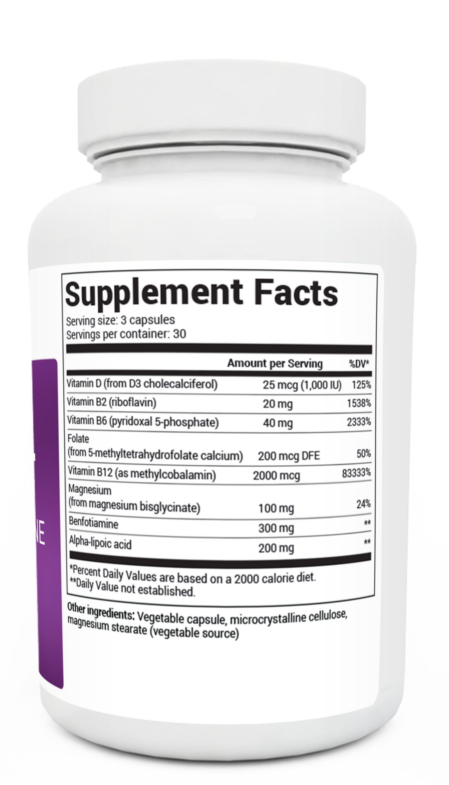 Nerve Support with Benfotiamine - 90 capsules