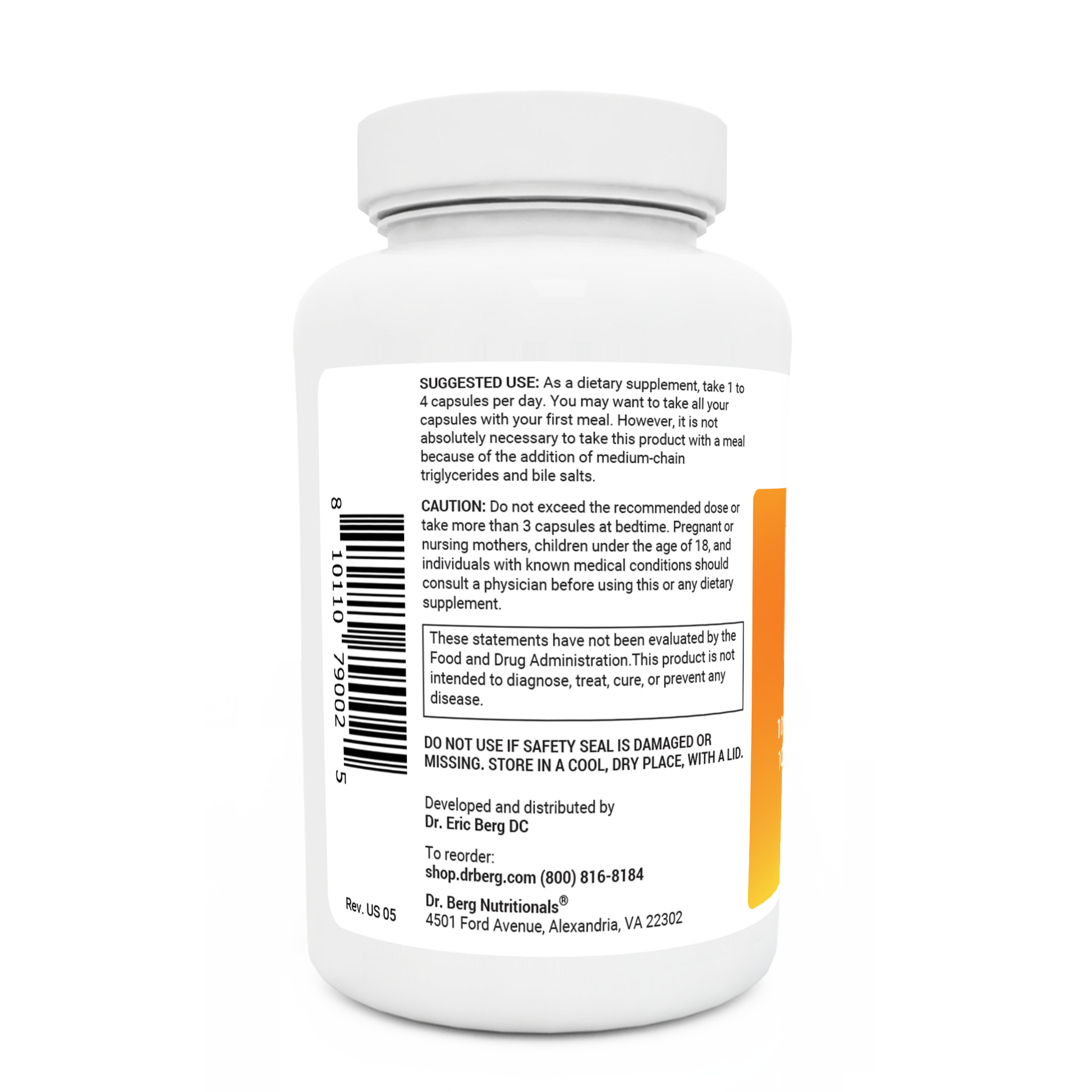 D3 and K2 Vitamin 10,000 IU bottle label, left side view, suggested use instructions, safety warning details. 