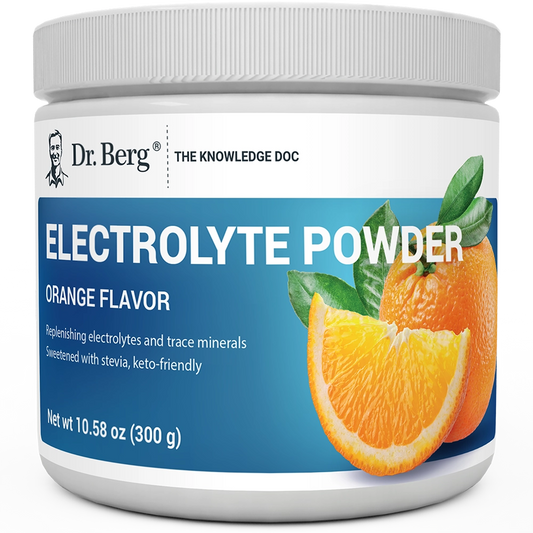 Electrolyte Powder Orange Flavor - 10.8 oz (300 g)