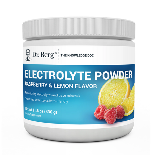 Electrolyte Powder Raspberry & Lemon Flavor - 11.5 oz (330 g)